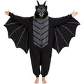 NWT Dragon Onesie, Black Sz 110 Dragon Costume Wings Hooded Halloween Cosplay