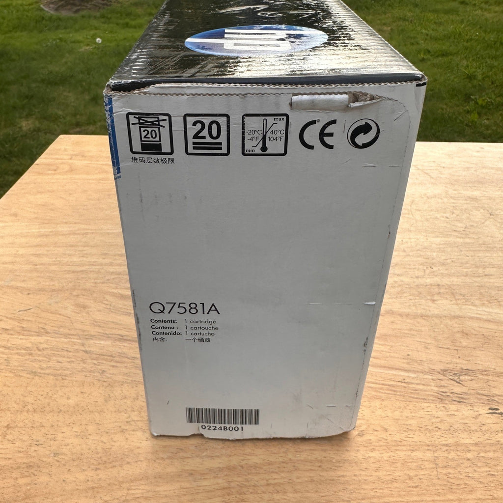 HP 503A Cyan Q7581A Print Cartridge for LaserJet CP3505, 3800 Sealed