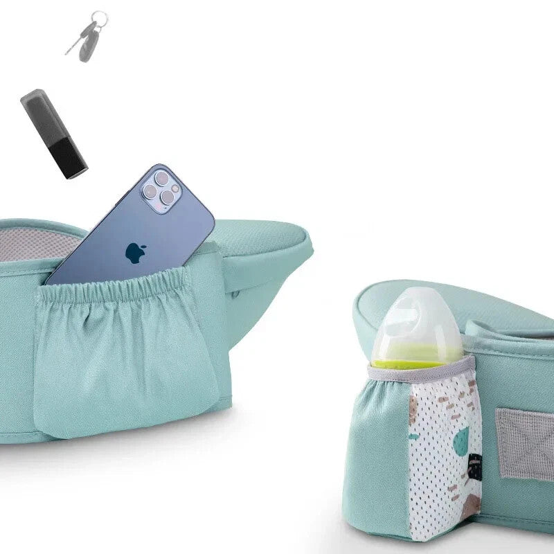 Baby Carrier Hip Seat Waist Stool For Newborn to Toddler w/ Adjustable Strap