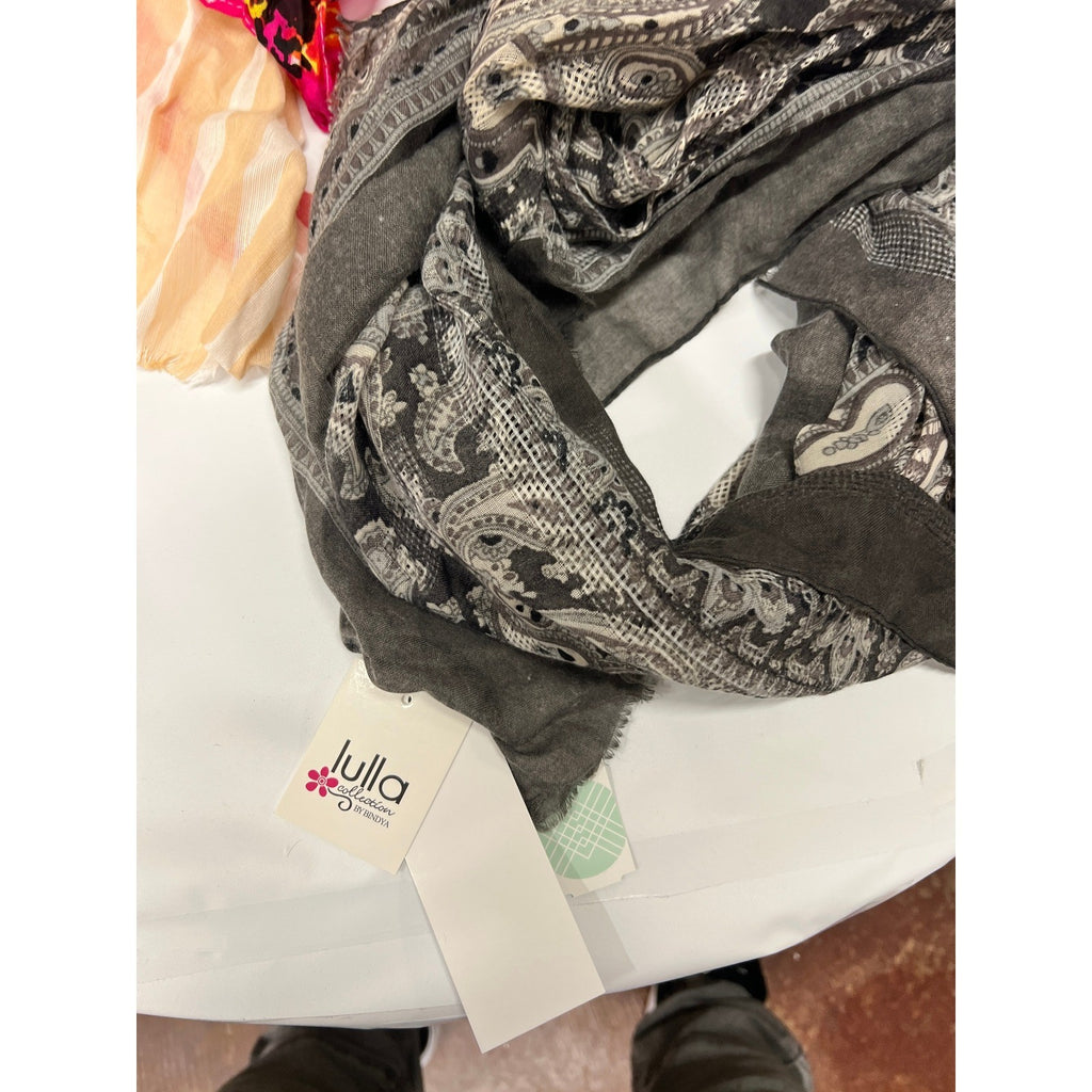Set of 3 Women's Lightweight Scarves Colorful Patterns, Fashion Accessories Lane
