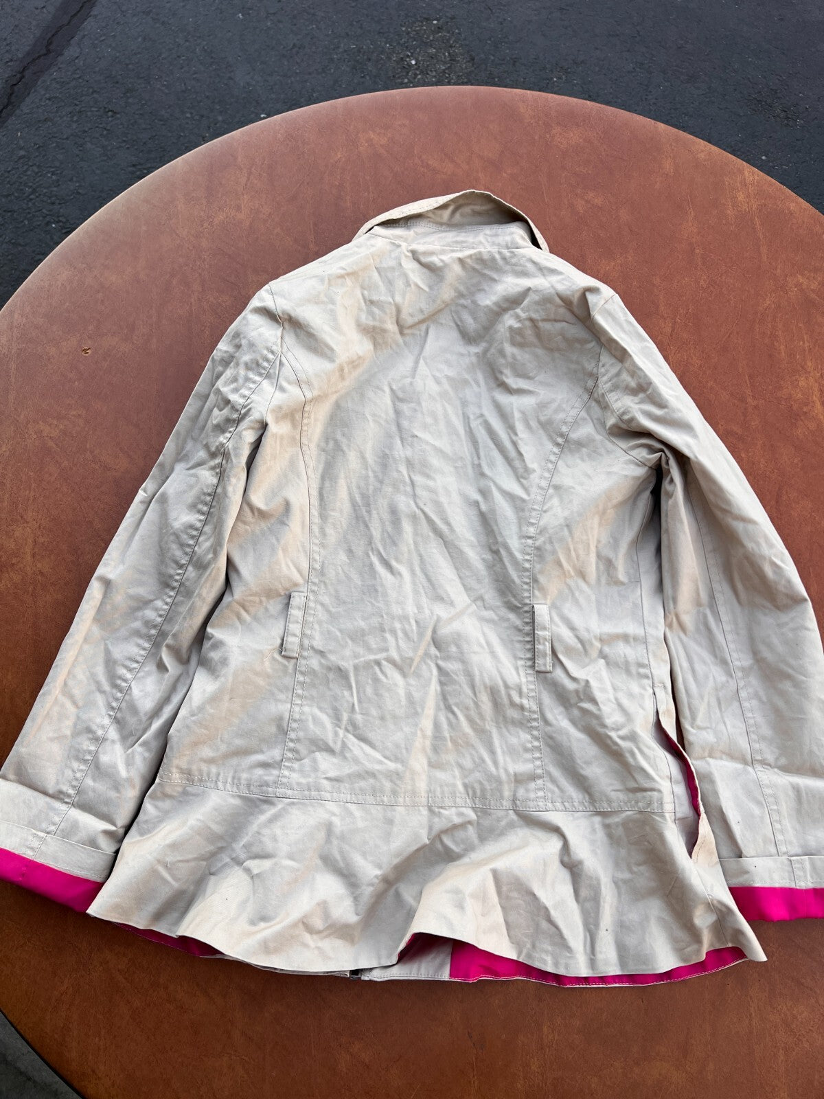 Cherokee Zip-front Womens Jacket White Size XL #214