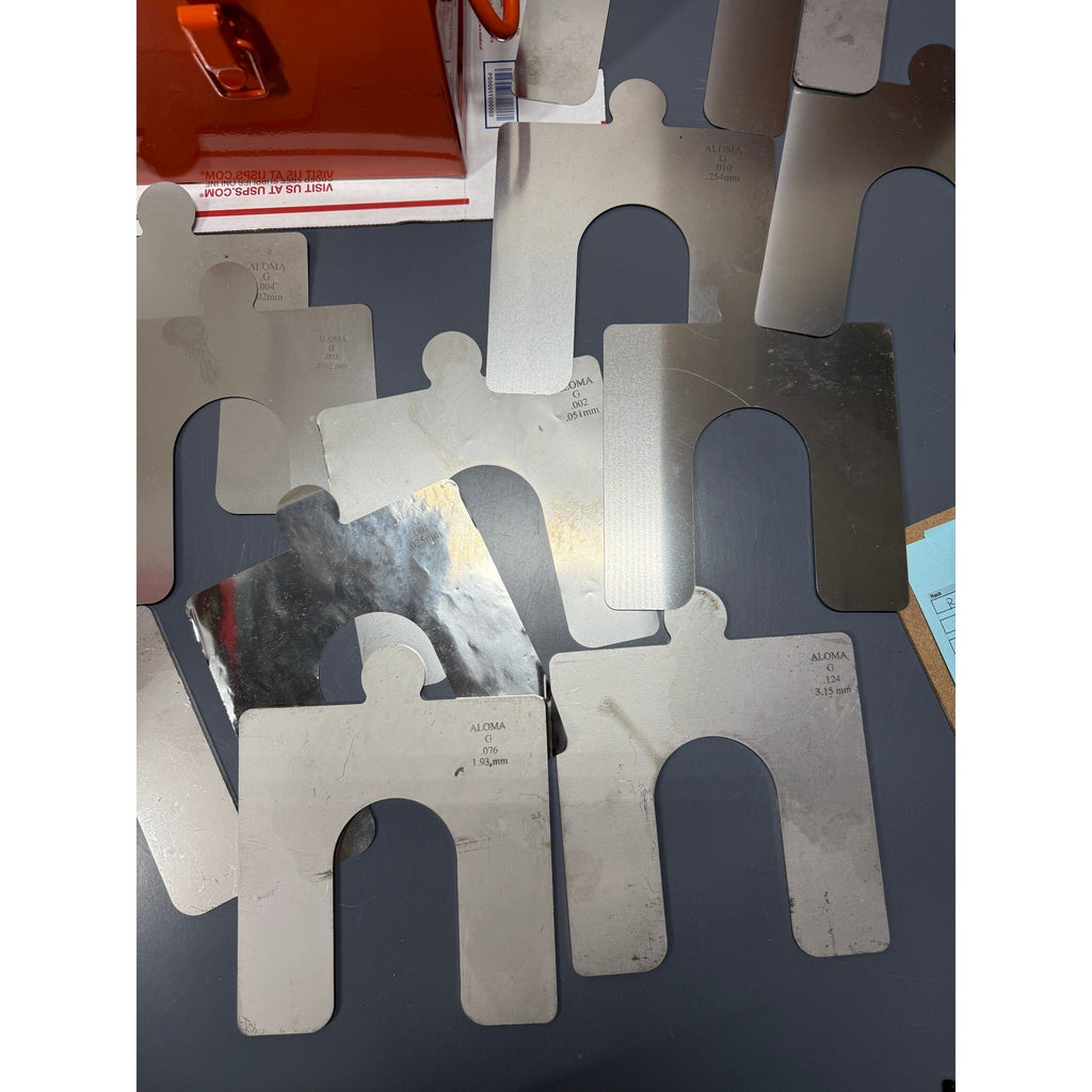 Aloma 130 Pcs G Shim Set 6x6" For Use Up To 2 1/4" Bolt Size 97235K87