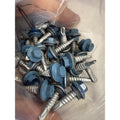 Lot of 800 Tahoe Blue 14 x 7/8" Stitch Screws Roofing Hex Washer Head