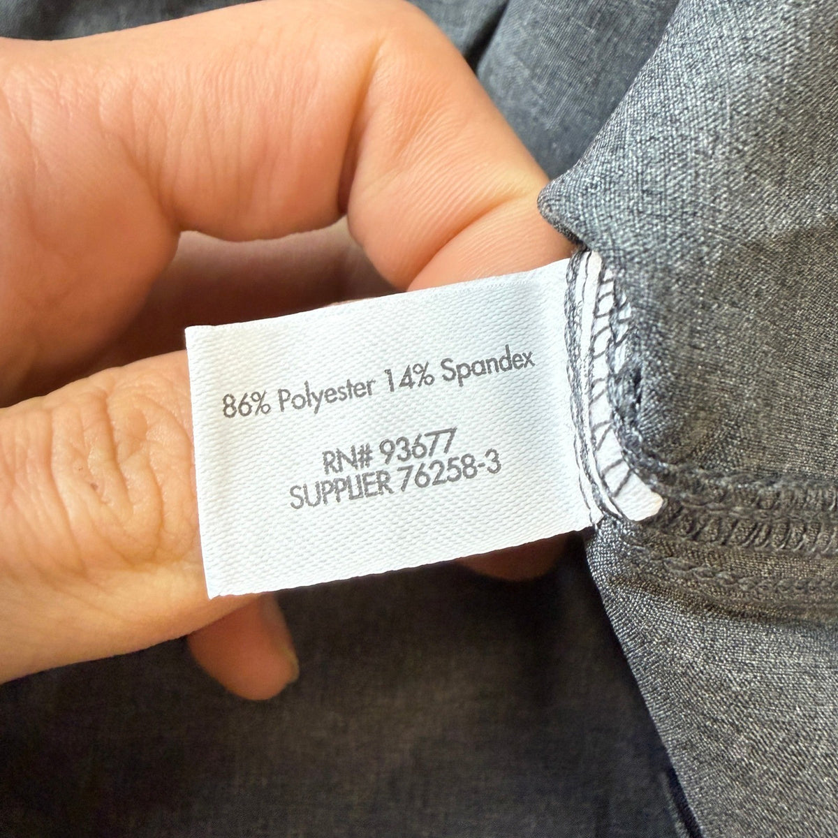 MSRP $54 Stylus Men's 2XL Charcoal Smoke Big & Tall Button Up Shirt Short Sleeve