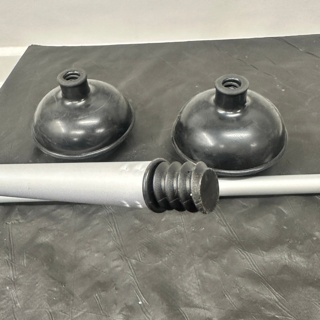 Set of 2 NEIKO 60170A Toilet Plungers Aluminum Handle Residential, Commercial