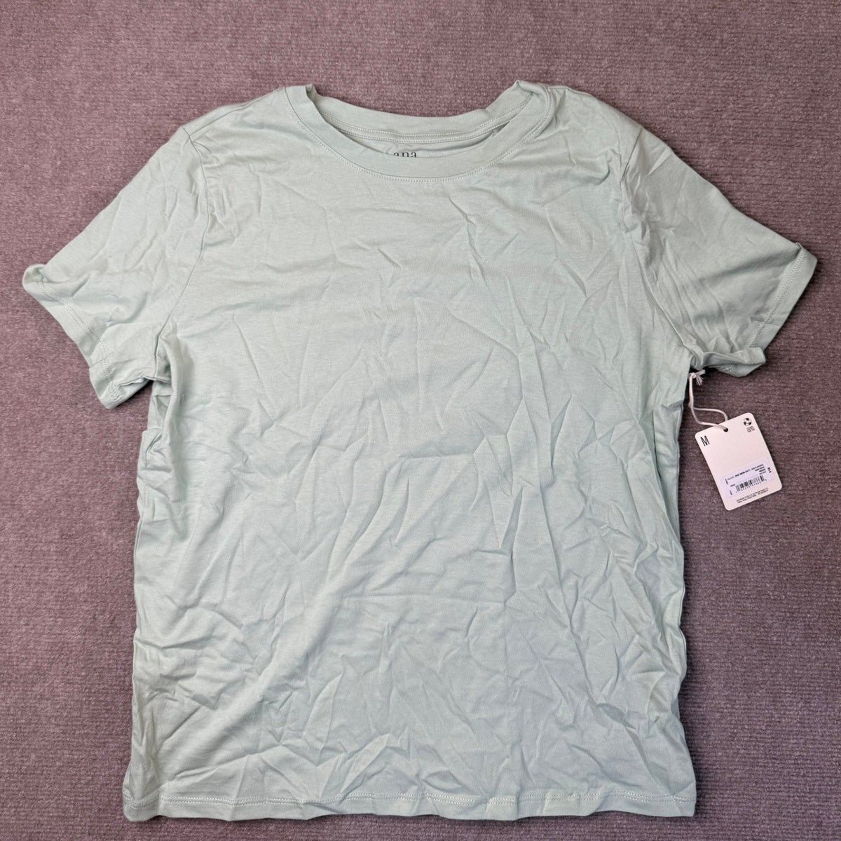 NWT A.N.A Womens M Sea Mint Round Neck Short Sleeve T-Shirt