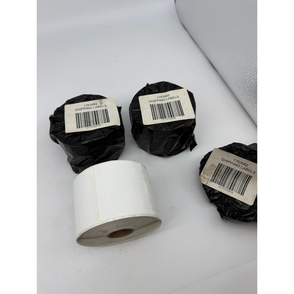 Lot of 3 DYMO White LabelWriter Shipping Labels, 1763982, 2 5/16" X 4", Roll