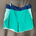 Lands' End Women's 18, 10 LONG 5" Quick Dry Elastic Waist Board Shorts Swim C