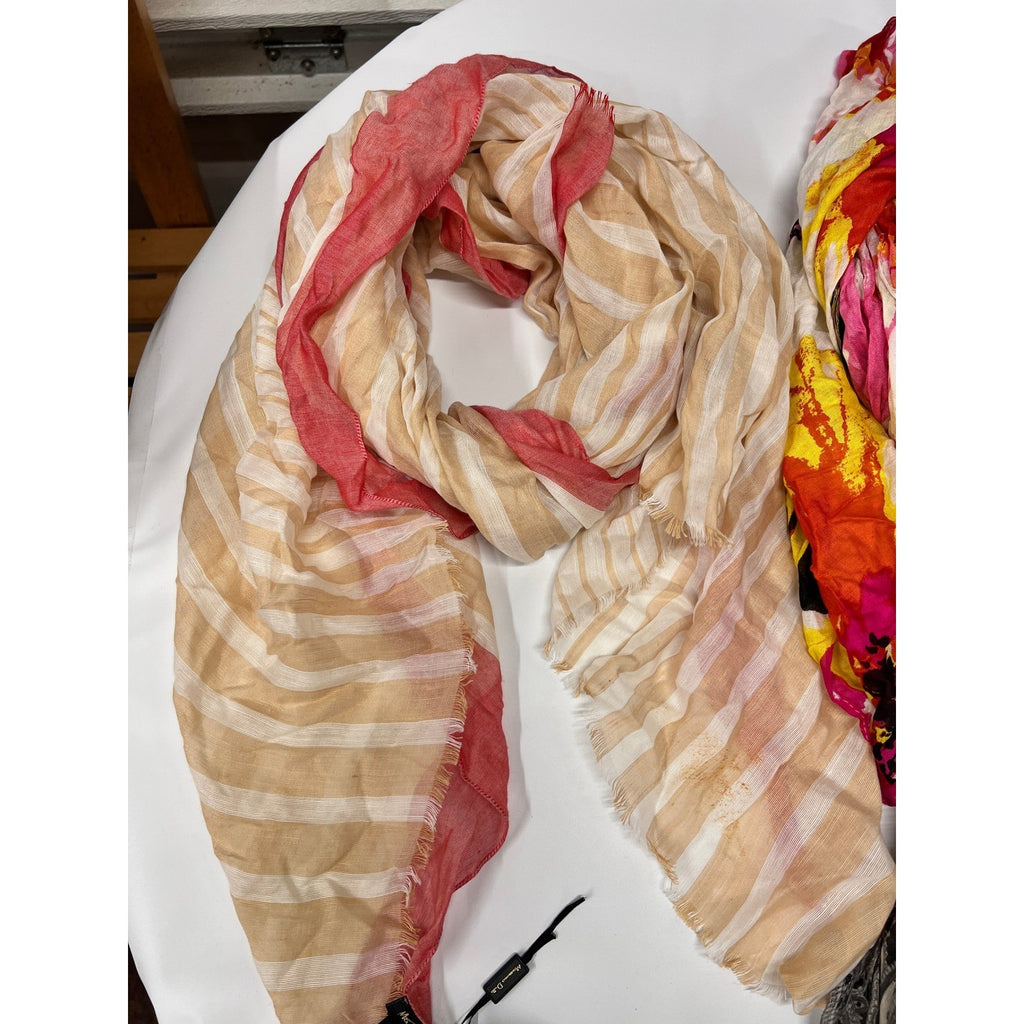 Set of 3 Women's Lightweight Scarves Colorful Patterns, Fashion Accessories Lane