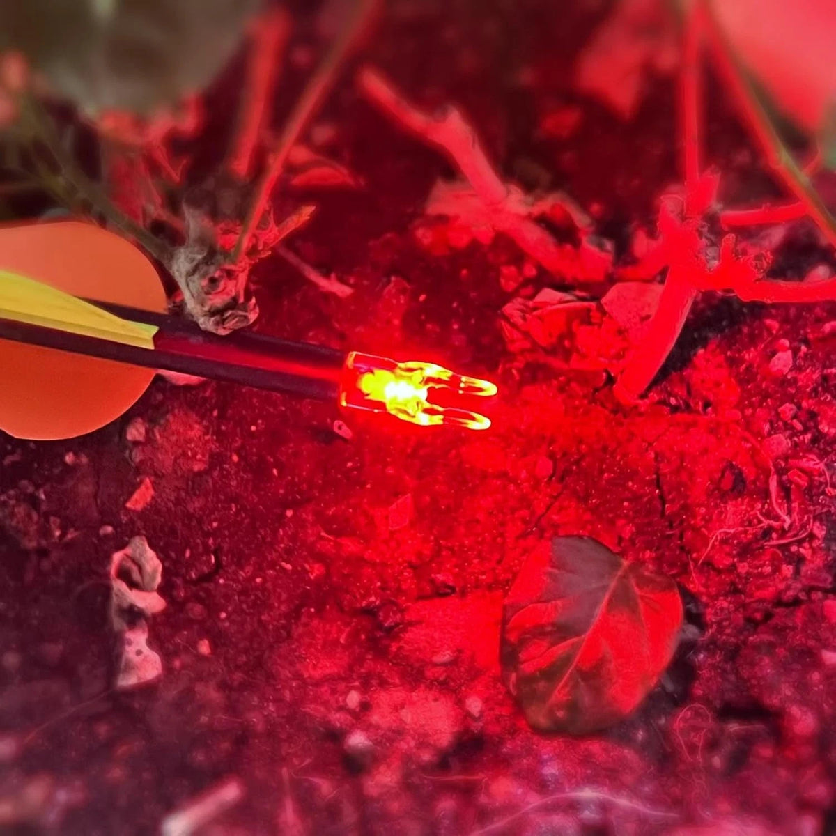 Pack of 6 GT LED Lighted Nocks for Arrows 0.246"/6.25mm On/Off Switch Included