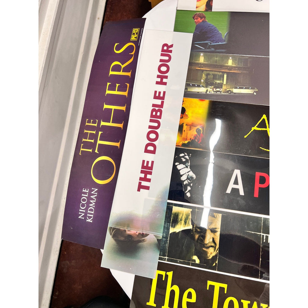 Set of 14 Movie Theater Mylar Poster 5x25  The Double Hour, The Others, The Squa