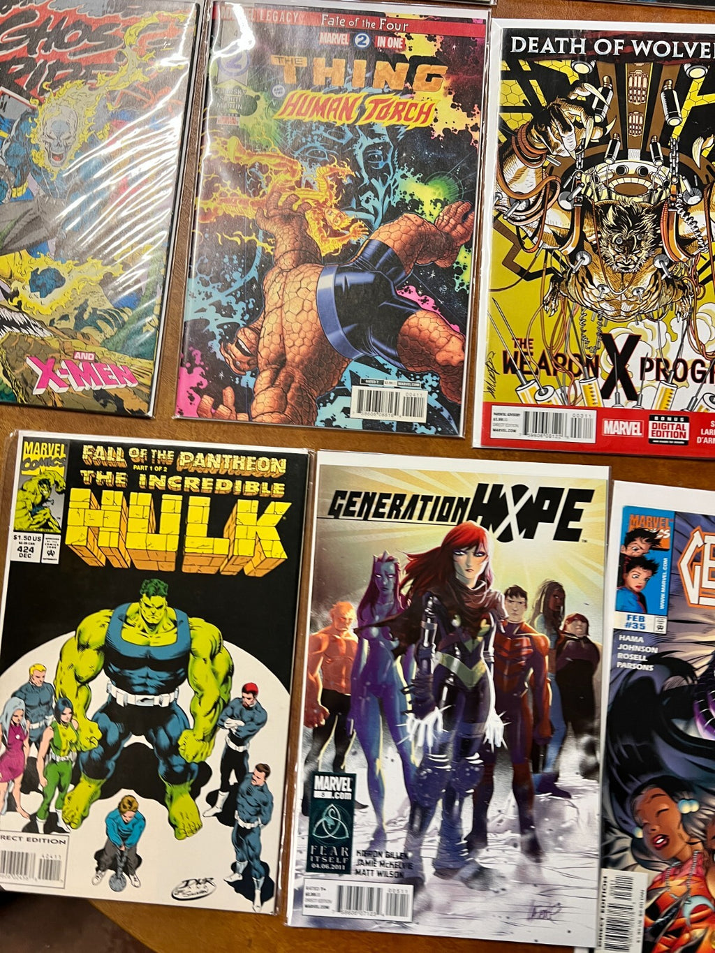Lot of 14 Marvel Comics - Mutant X , Killraven , Incredible Hulk , The Thing Com