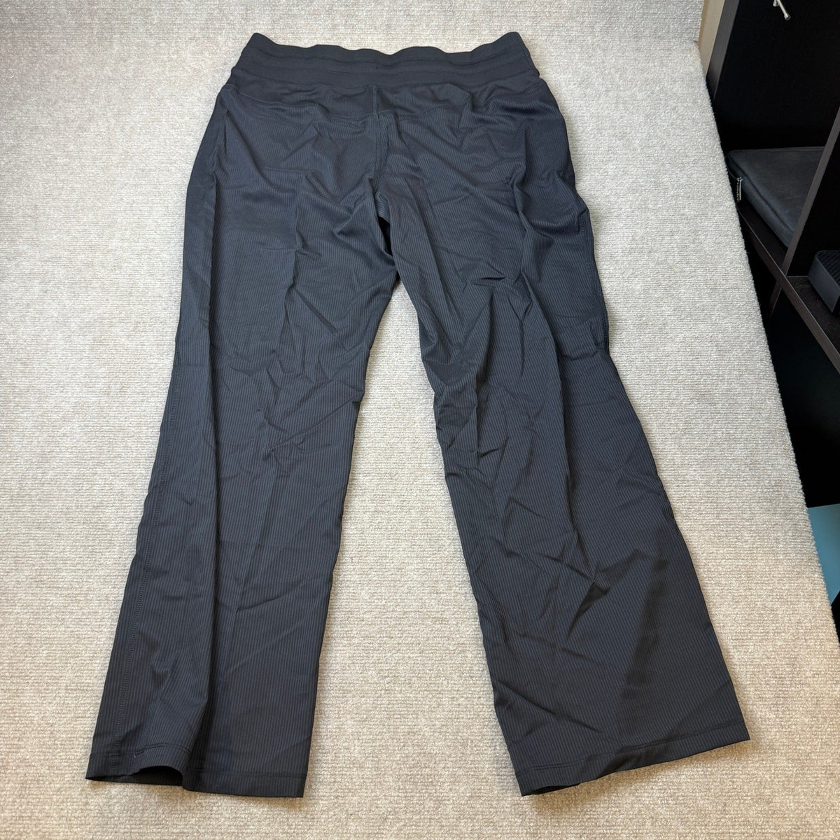 MSRP $58 Arizona Womens Juniors L Black Straight Mid Rise Lounge Pants