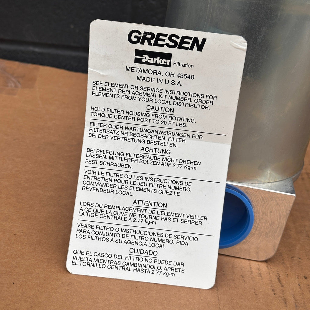 Parker FLR215-1EDNH Hydraulic Filter Division