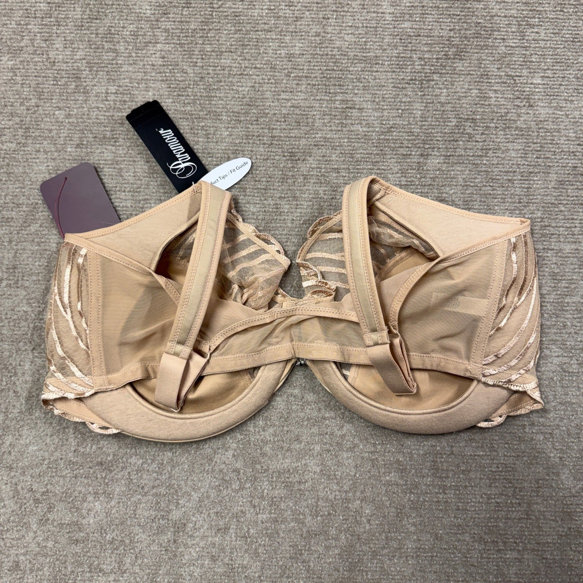 NWT Paramour Angie 115071 44DD Warm Nude Front Close Minimizer