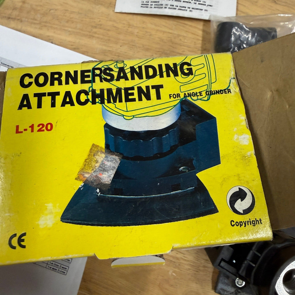 Corner Sanding Attachment L-120 41660 For Angle Grinder w/ Hardware