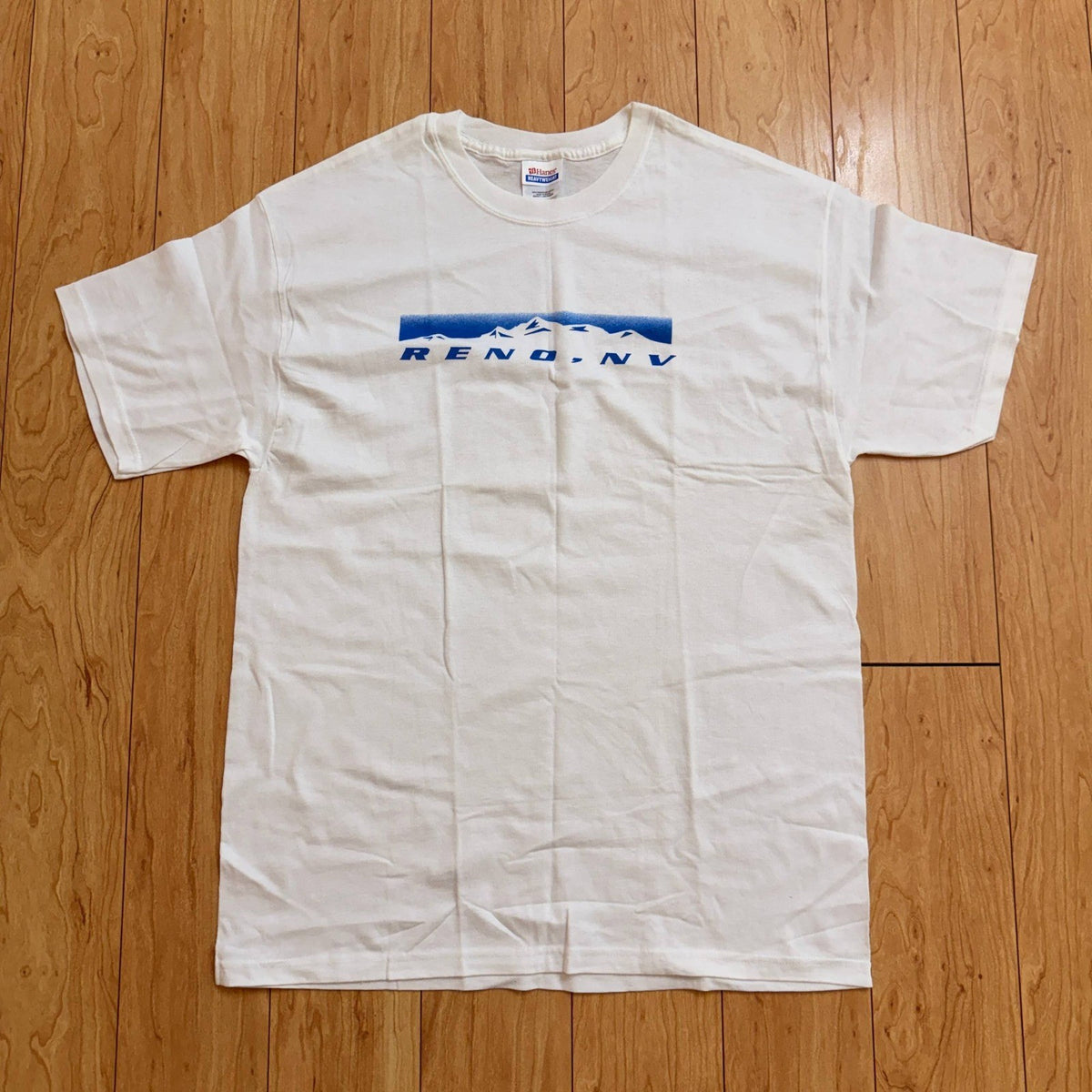 Set of 3 Hanes Men's T-Shirts Size L White, Light Yellow, Orange