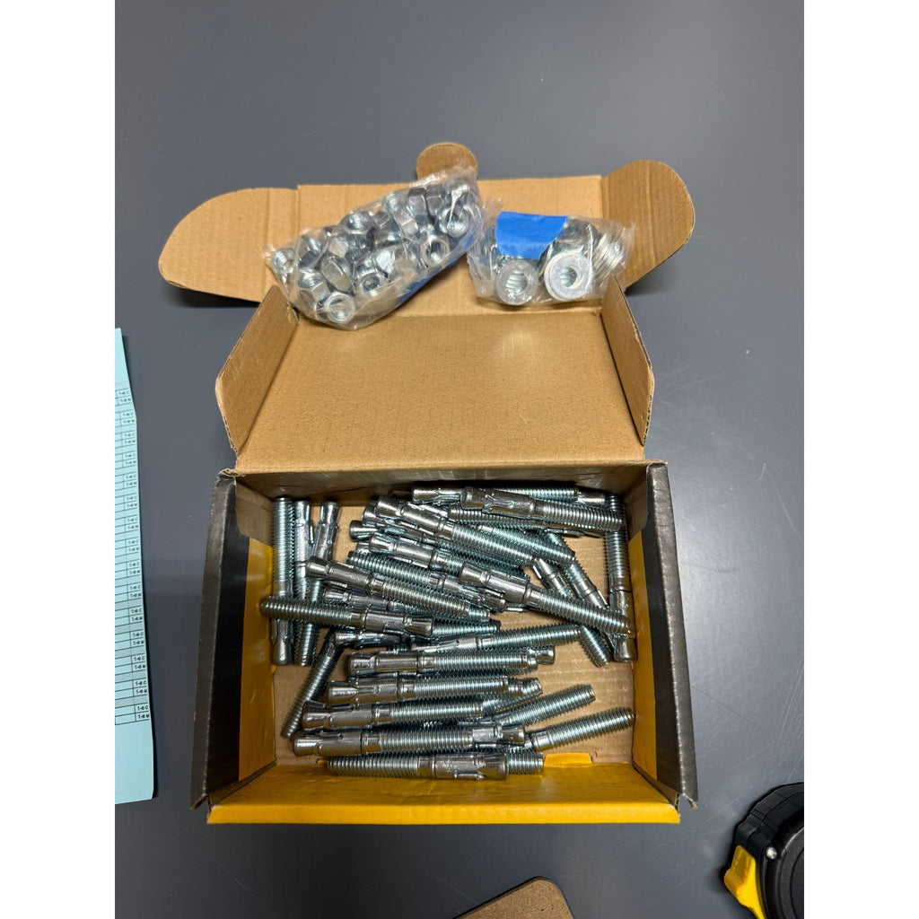 Pack of 42 DeWalt 7412SD1 Power-Stud+ SD1 3/8" x 2 3/4" Wedge Anchor Zinc