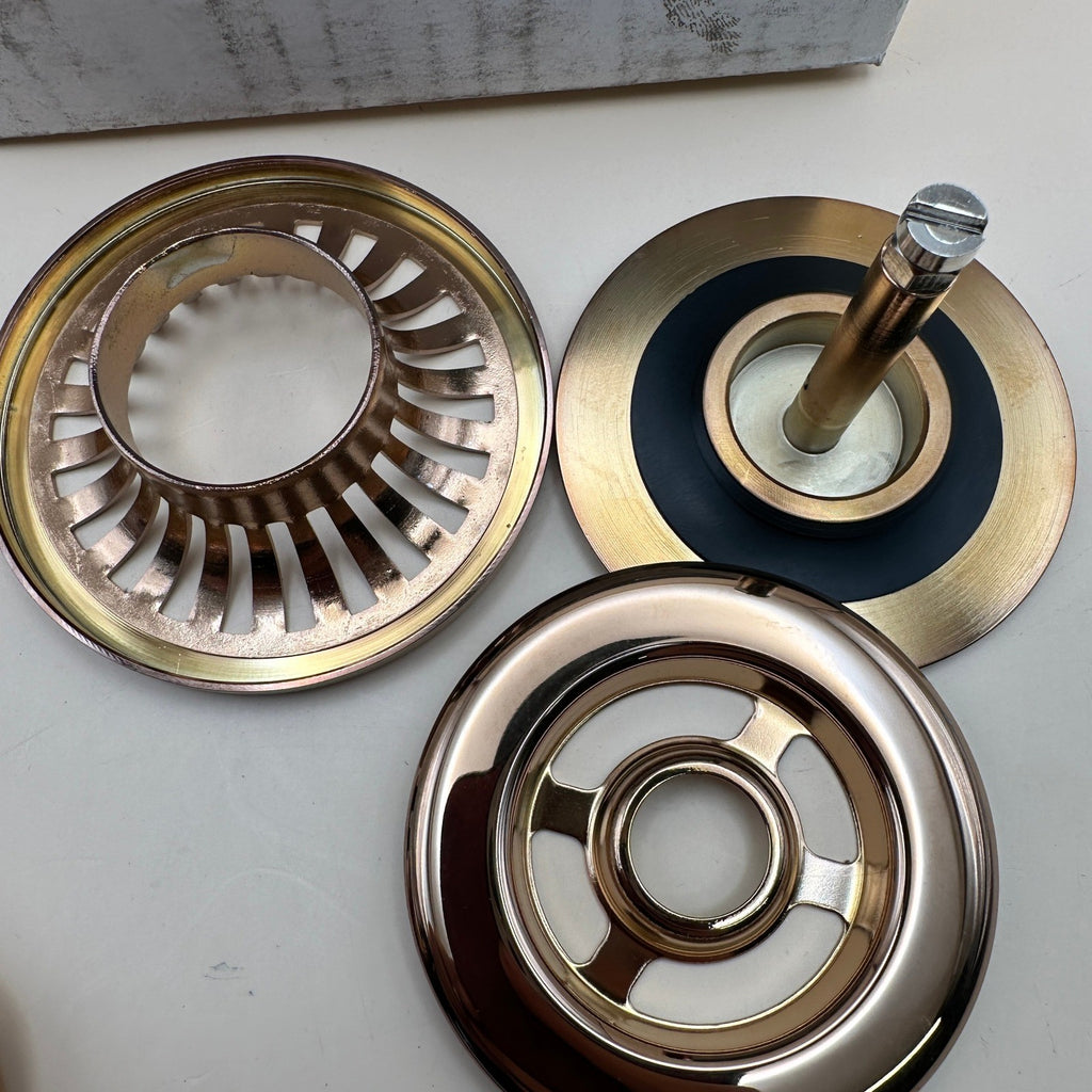 Kohler T37391 PureFlo Rotary-Turn Bath Drain Trim Vibrant Polished Brass