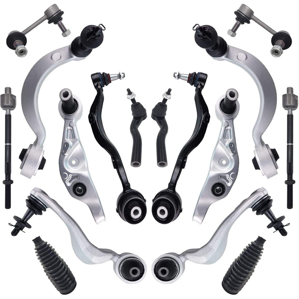 HAWK BROTHER 16 pcs Front Suspension Kit for 2007-2017 Lexus LS460 RWD Upper