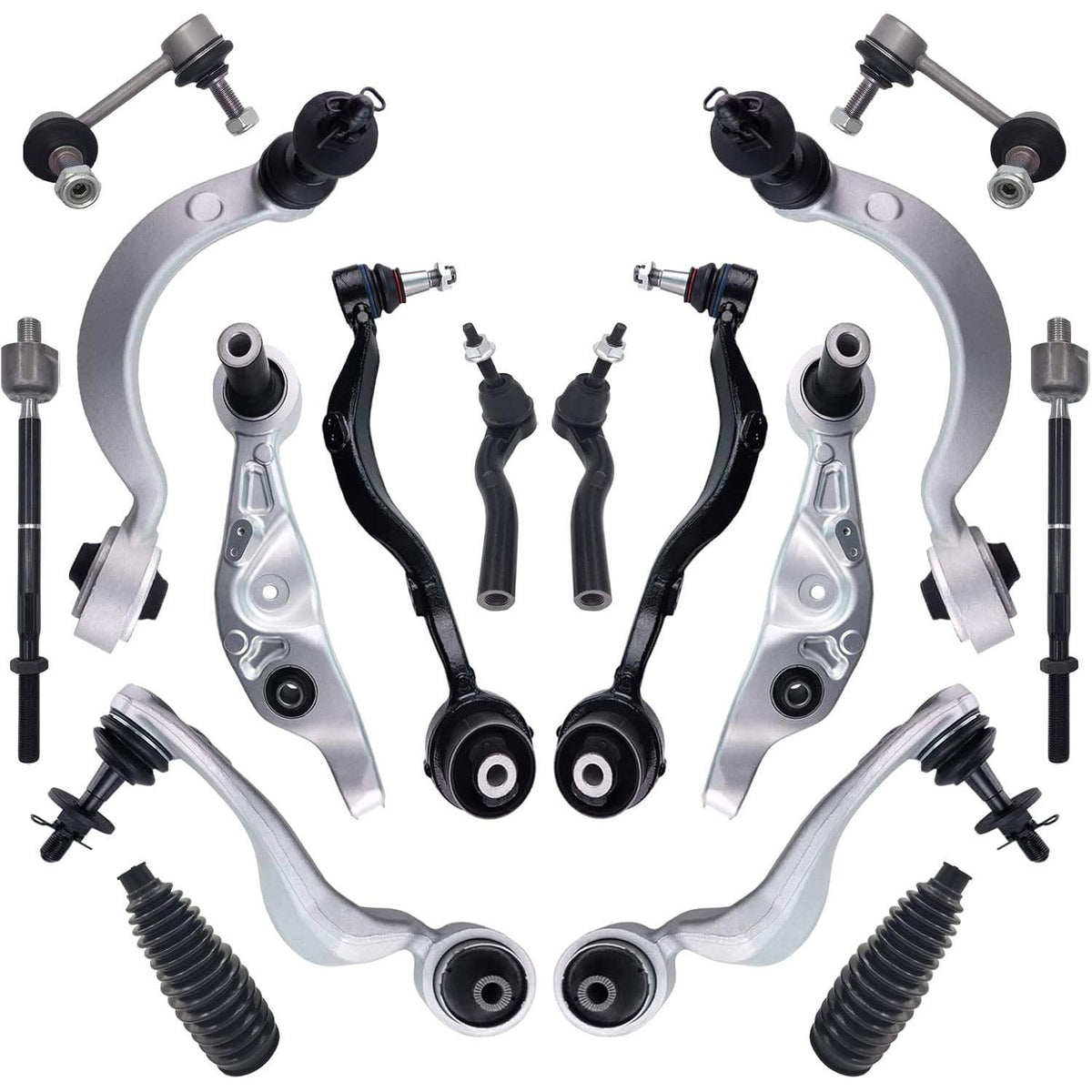 HAWK BROTHER 16 pcs Front Suspension Kit for 2007-2017 Lexus LS460 RWD Upper