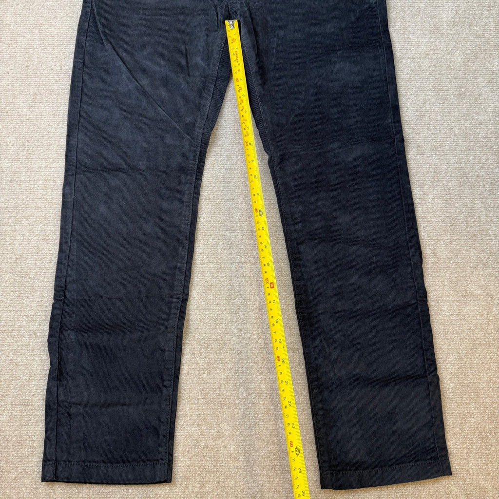 Amazon Essentials Men's 30x28 Straight Fit 5 Pocket Stretch Corduroy Pant Black