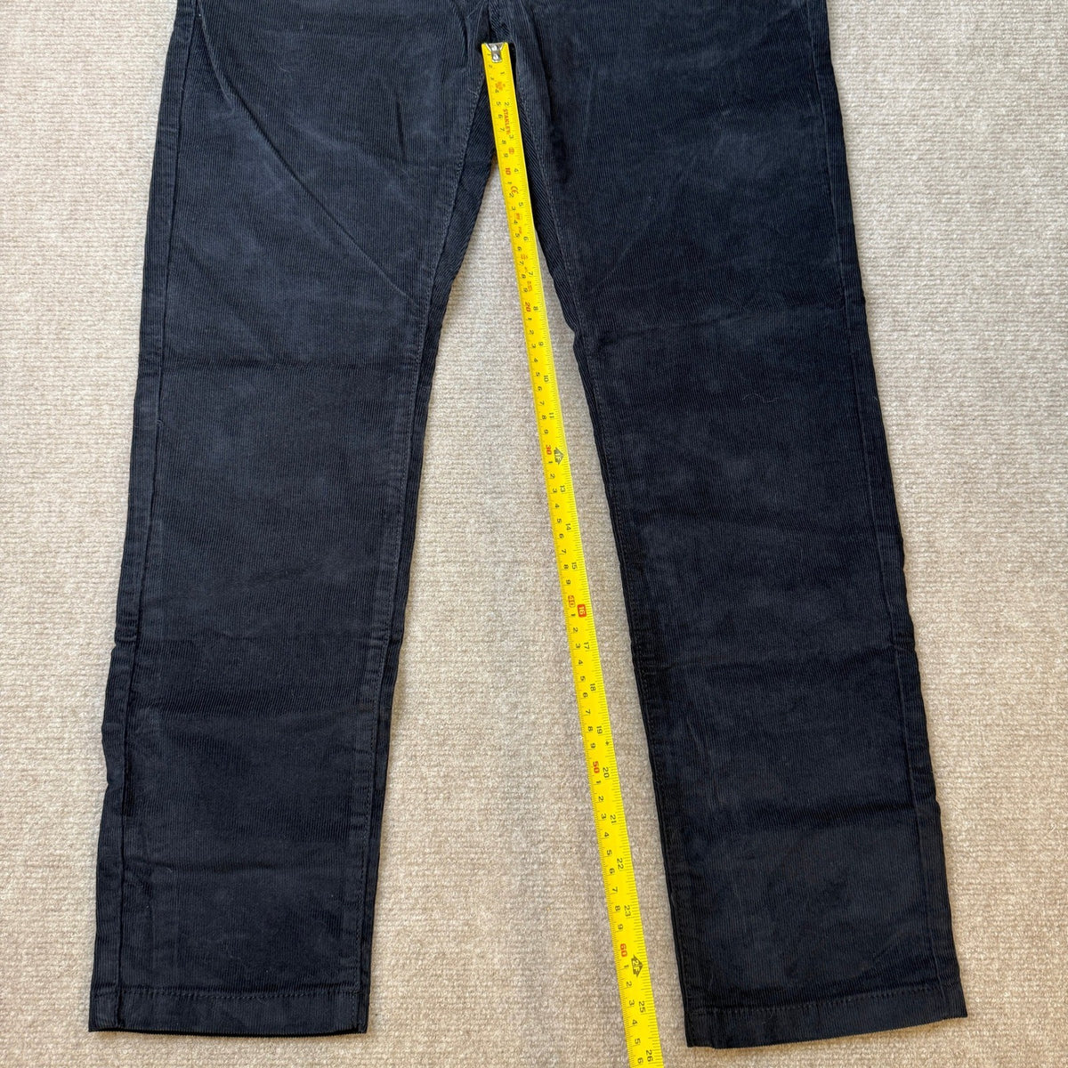 Amazon Essentials Men's 30x28 Straight Fit 5 Pocket Stretch Corduroy Pant Black