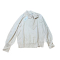 MSRP $48 Liz Claiborne Womens M Crema Shine Split Tie Neck Pullover Sweater