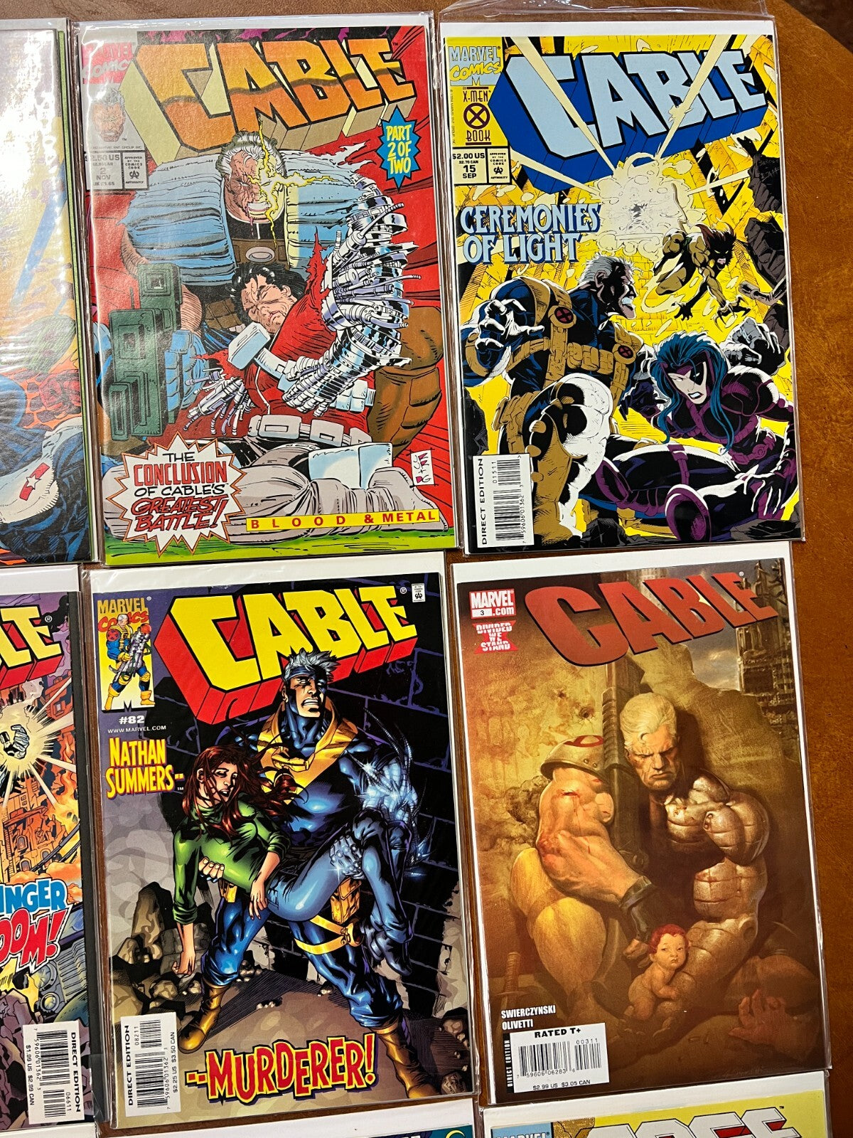 Lot of 12 | Marvel Comics | Iron Man | Cable | Cage