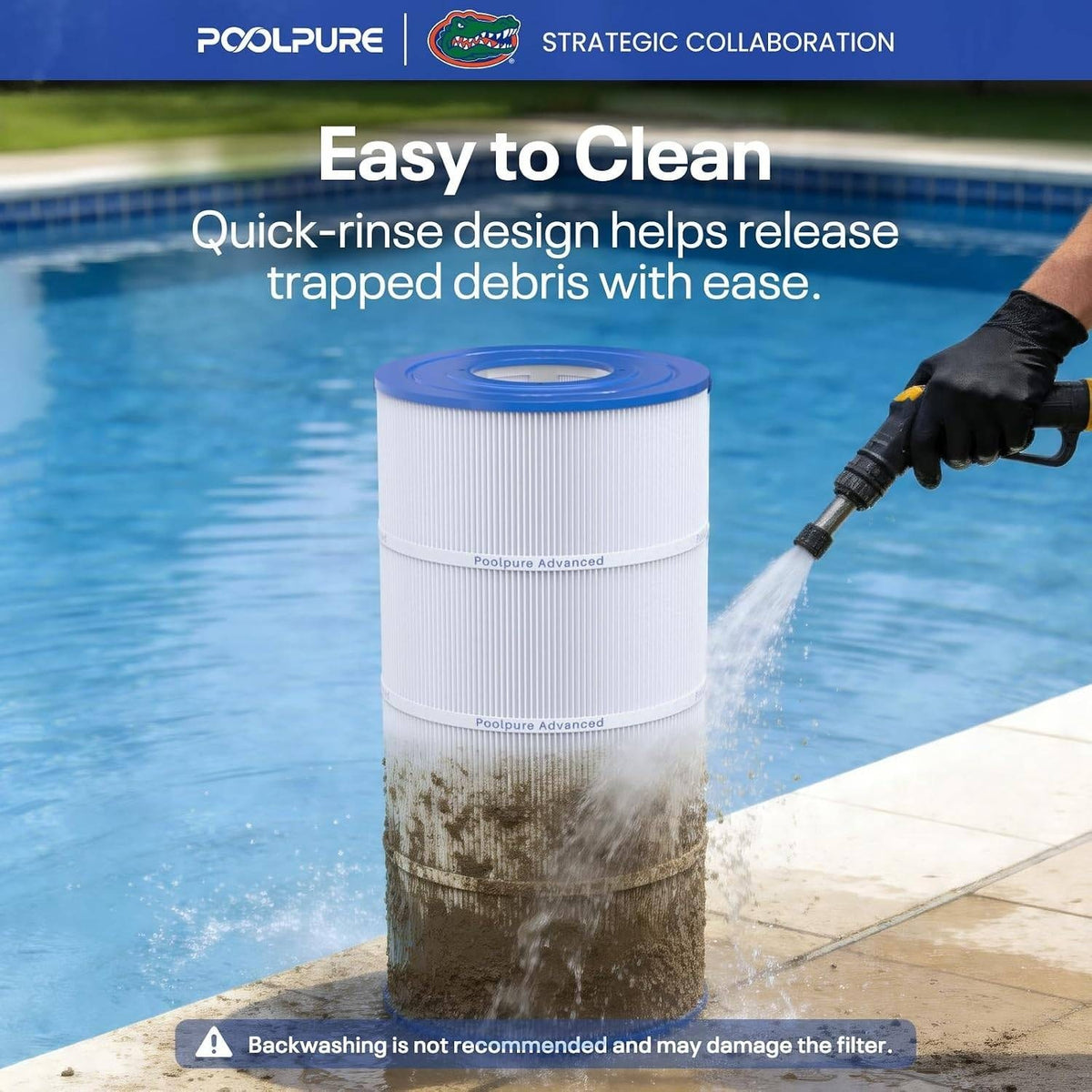 POOLPURE PLF90A Pool Filter Replaces Hayward C900, CX900RE, Pleatco PA90 Compati