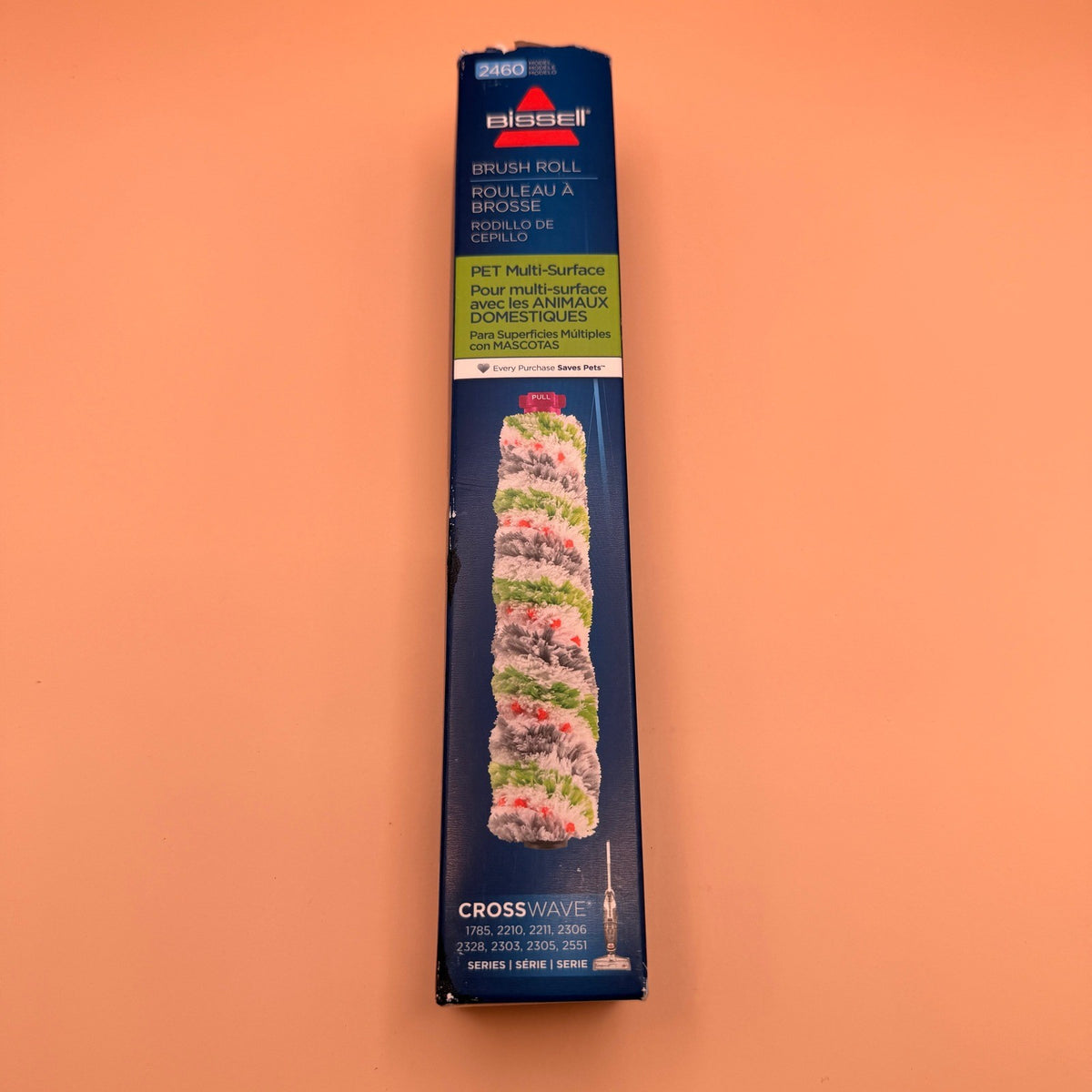 BISSELL 2460 Tangle-Free CrossWave Multi-Surface Pet Brush Roll