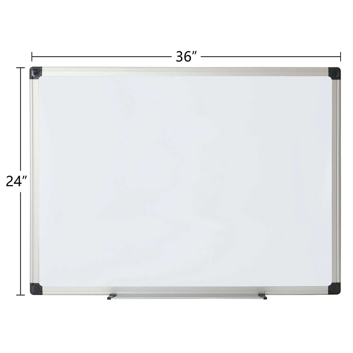 Pack of 4 Office Depot Non-Magnetic Melamine Dry-Erase Whiteboard, 24" x 36"