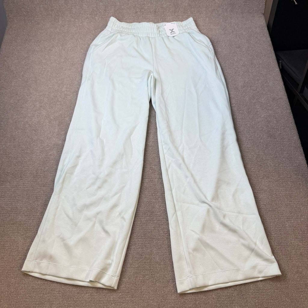 MSRP $50 Xersion Scuba Luxe Womens M Mint Icing Mid Rise Active Pants Straight