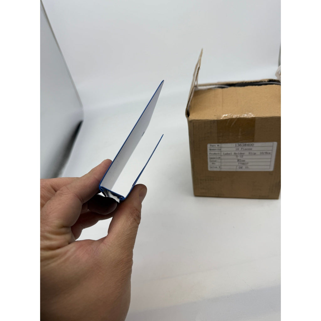 13638400 Label Holder Slip 10/Box blue
