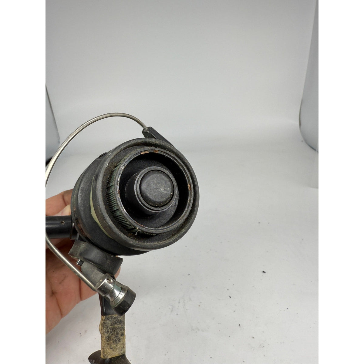 Vtg Master 605 Black Fishing Spinning Reel Ball Bearing Made in Korea