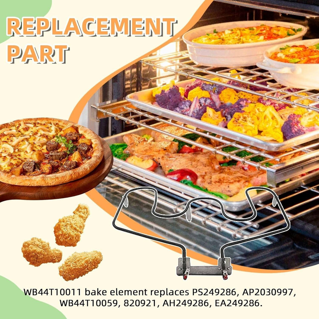 AMI PARTS WB44T10011 Oven Bake Element Replacement Fit for GE Ken-more Oven JB