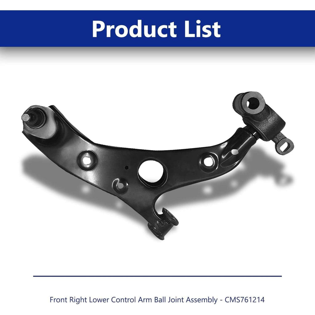 HAWK BROTHER Front Right Control Arm Suspension Kit Fit for 14-20 Mazda 6 Compat