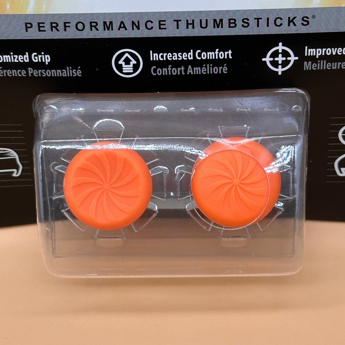 Performance Thumbsticks 1 High-Rise, 1 Mid-Rise Orange for Xbox Series X, S,