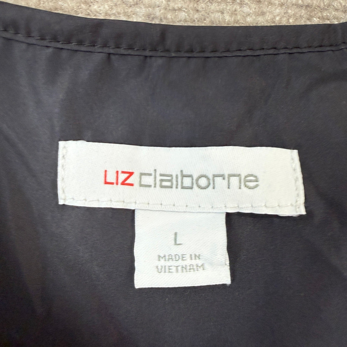Liz Claiborne Women's L Pink/Purple Blooming Floral Quilted Jacket Lightweight