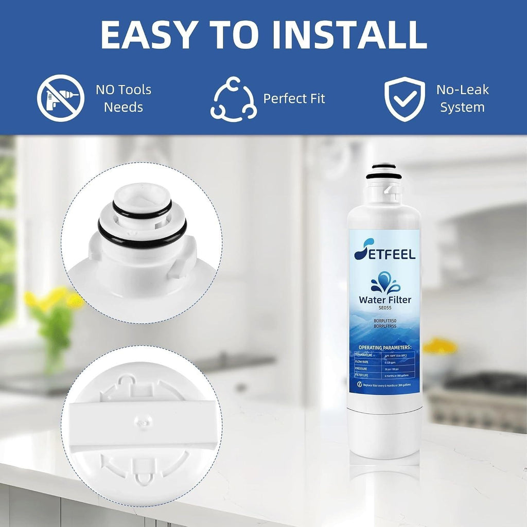Pack of 3 SETFEEL 11032531 Ultra Clarity Pro Water Filter For Bosch Refrigerator