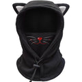 BLUEMARS Kids Size Small Cat Winter Hat Balaclava, Fleece Cold-Weather Hood for