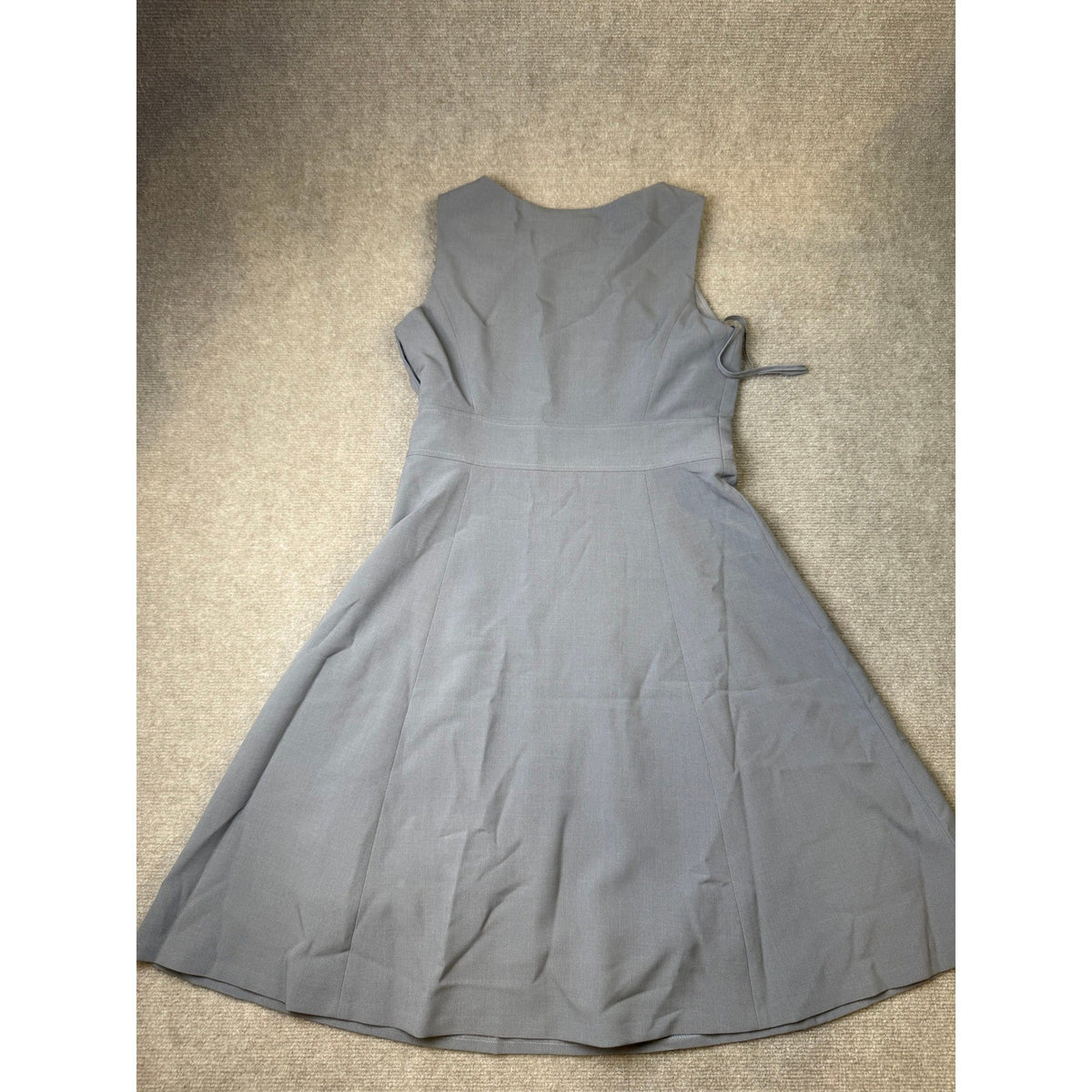 MSRP $89 Black Label by Evan-Picone Womens 4 Granite Crew Neck Sleeveless Dress