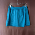Lands' End Women's 4,4LONG UPF 50 Swim Skirt Swim Bottoms Baltic Teal