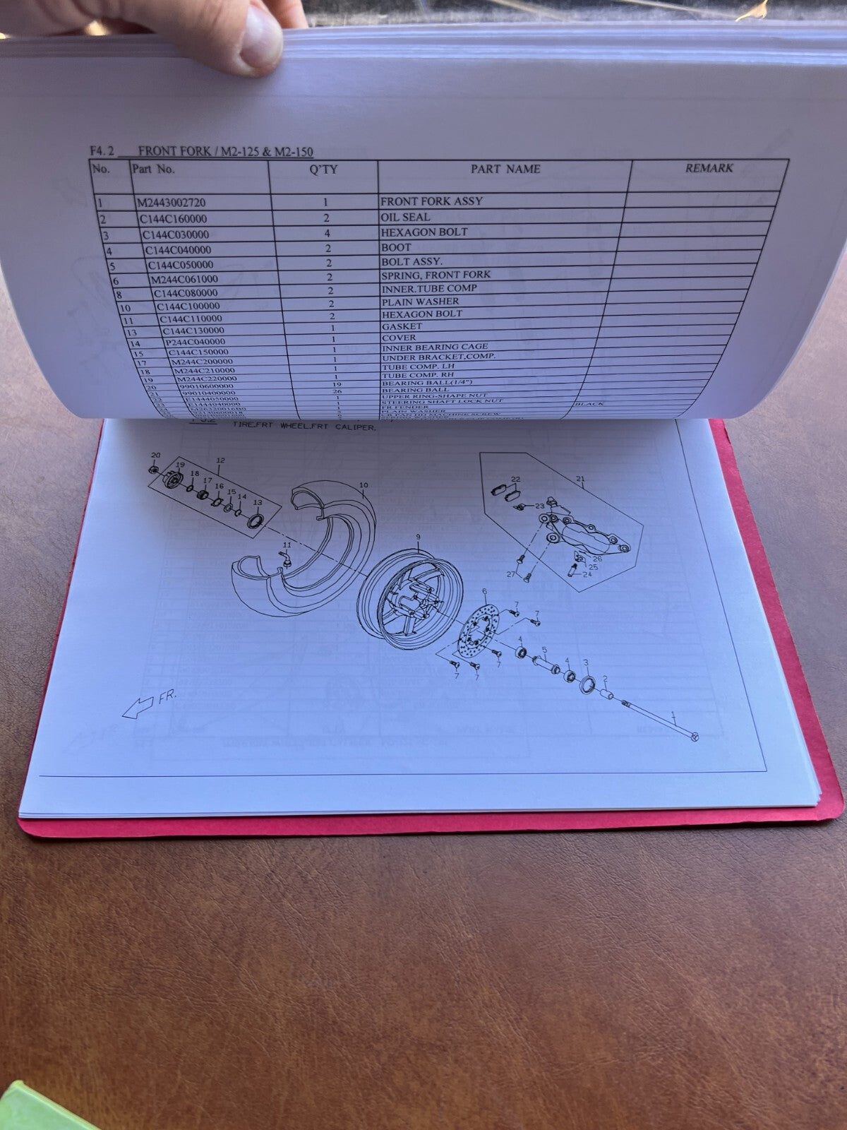 Genuine Scooter Blur Parts Catalog