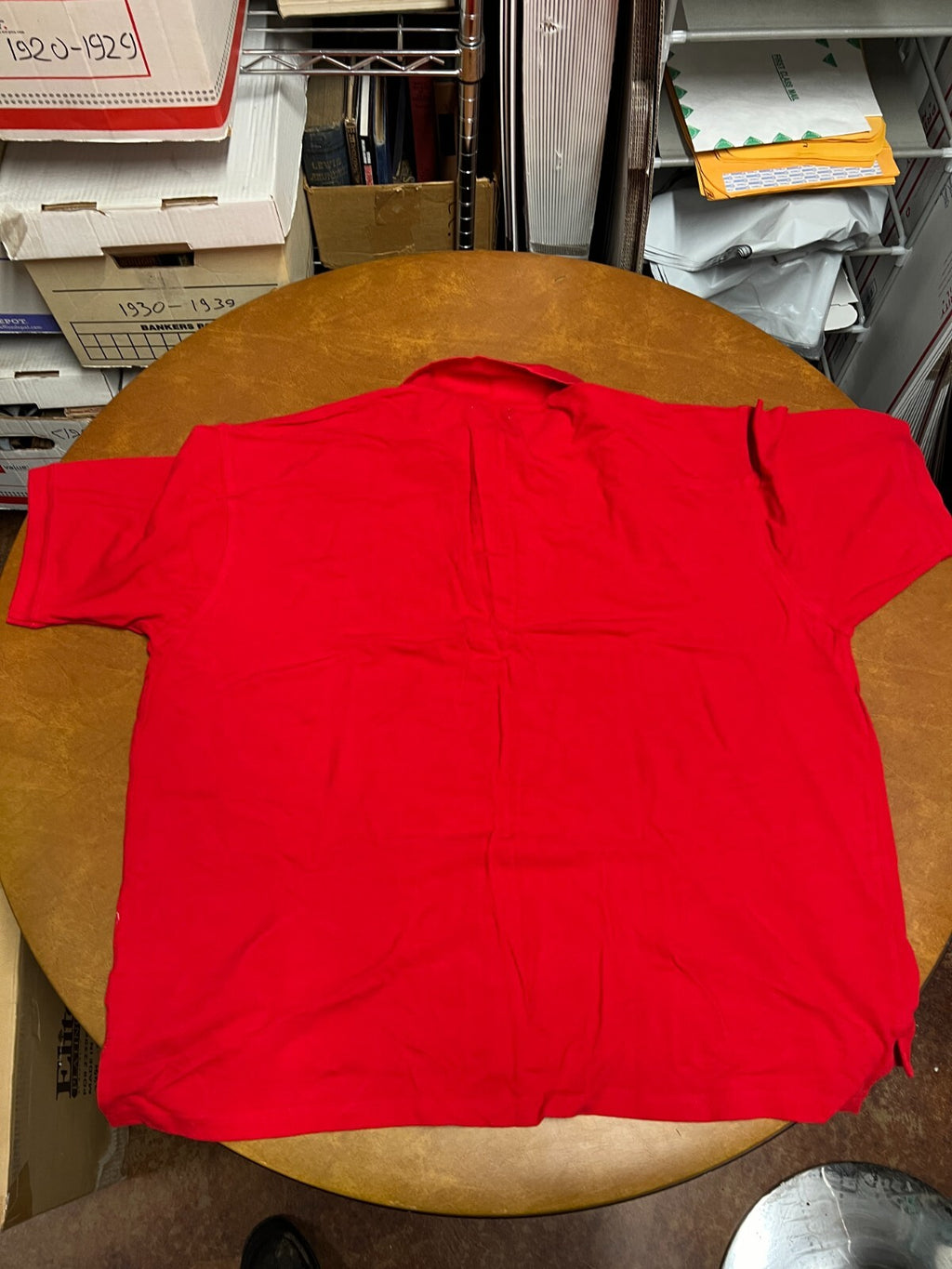 U.S. Polo Assn. Men's 3X Red Short Sleeve Polo Shirt Black Pony #176