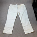 MSRP $44 St. John's Bay Womens 18P Short Birch Straight Leg Jeans Mid Rise