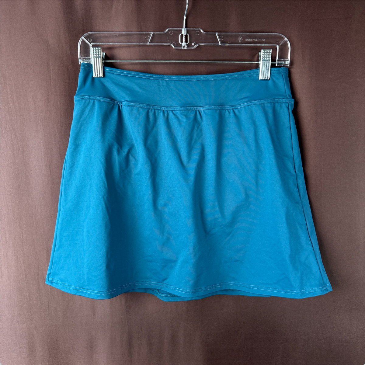 Lands' End Women's 4, 4 LONG UPF 50 Baltic Teal Swim Skirt Swim Bottoms