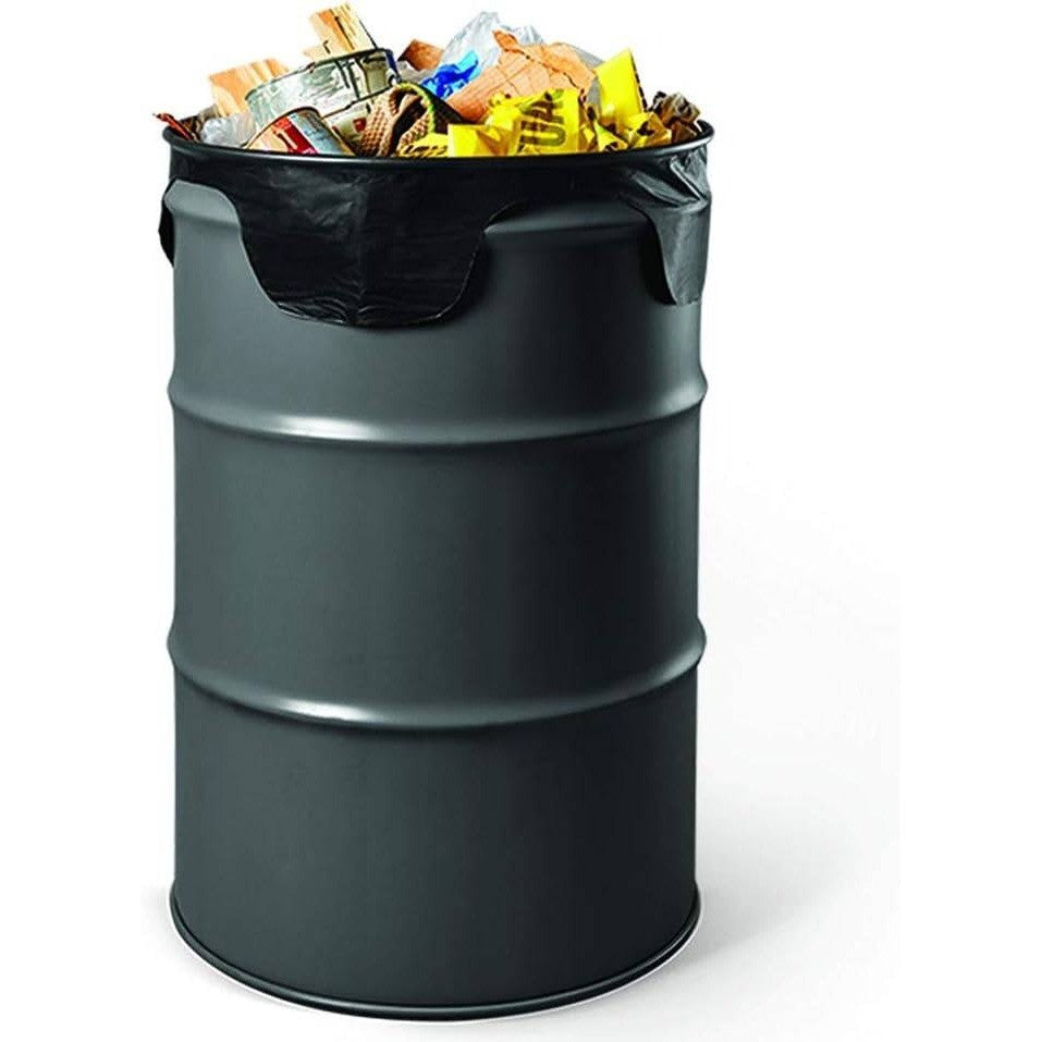Iron Hold 55 Gallon Heavy Duty Contractor Trash Bags 15 Count 3 Mil Thick, Blac