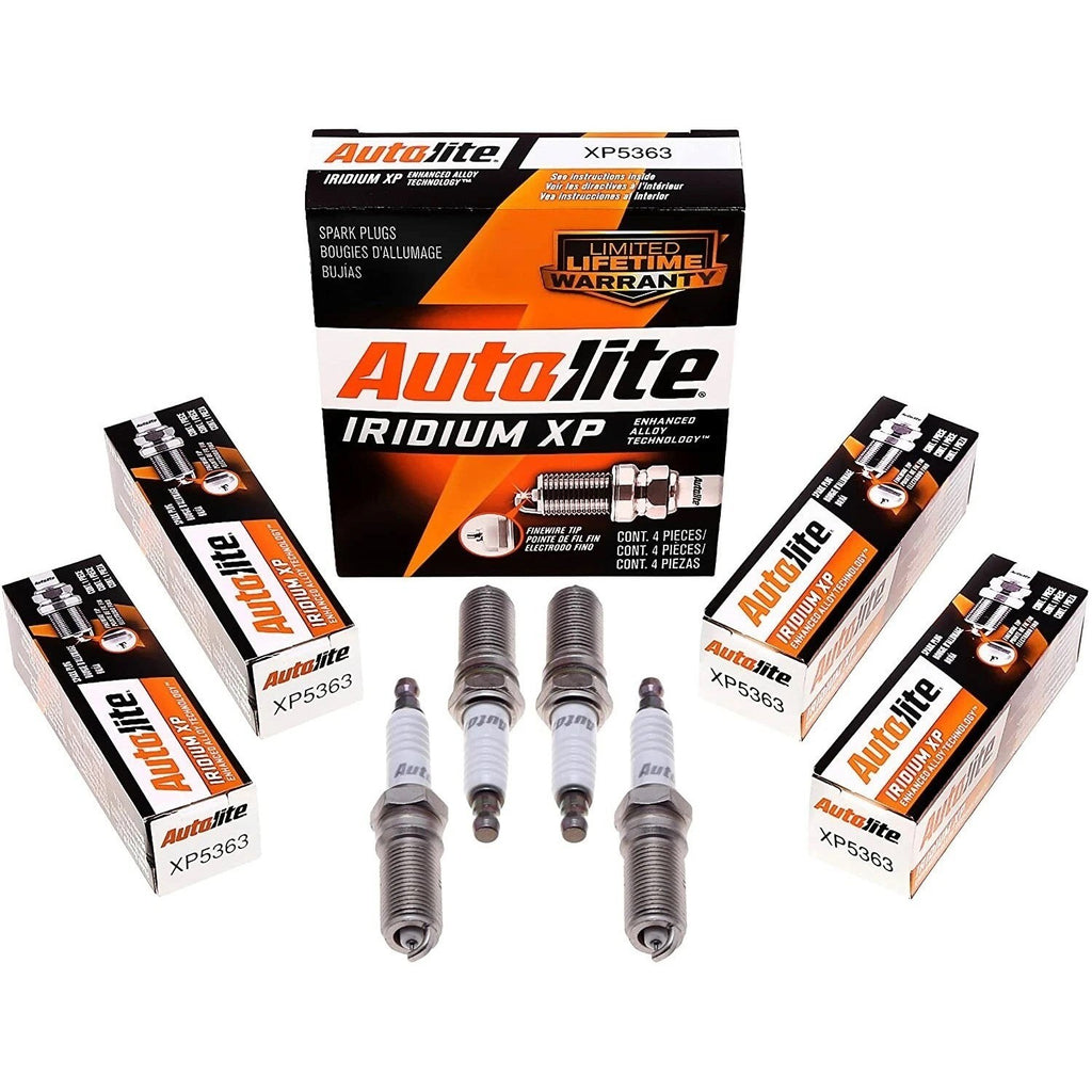 Pack of 4 Autolite Iridium XP XP5363 Spark Plugs