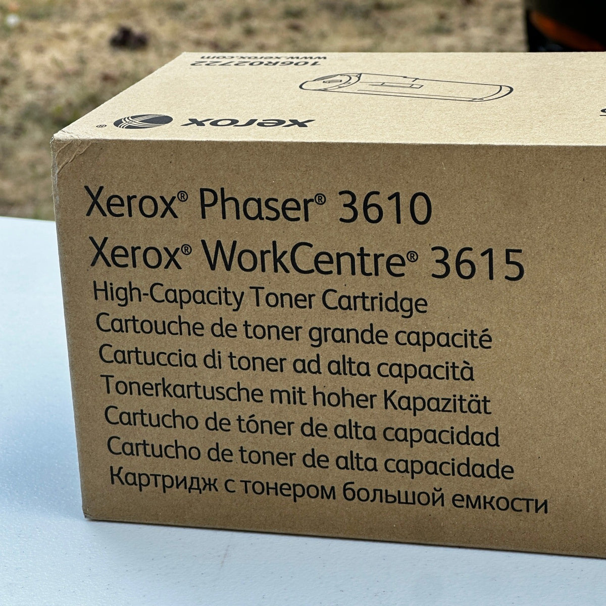 Genuine Xerox 106R02722 High Capacity Black Toner Cartridge Phaser 3610 WorkCent
